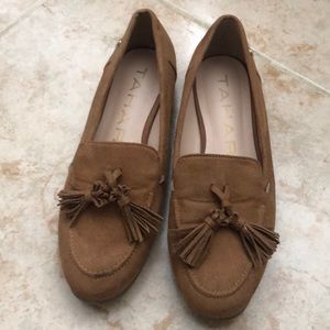Tahari tan flats